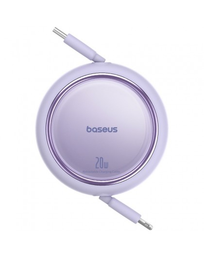Baseus Free2Pull - 20 W USB-C to Lightning Retractable Cable, 1 m (purple)