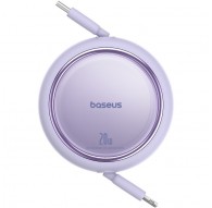 Baseus Free2Pull - 20 W USB-C to Lightning Retractable Cable, 1 m (purple)