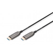 HDMI 2.1 Ultra High Speed 8K60Hz UHD HDMI A/HDMI A M/M Hybrid Connection Cable Black 20m