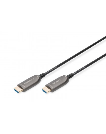 HDMI 2.1 Ultra High Speed 8K60Hz UHD HDMI A/HDMI A M/M Hybrid Connection Cable Black 20m