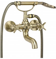 Bathtub mixer with shower set