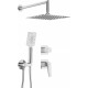 Concealed shower set