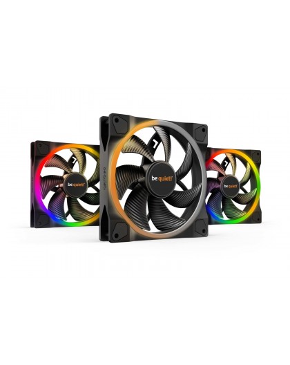 be quiet! Light Wings 140mm ARGB PWM Fan Black 3 Pack