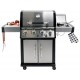 Yato YG-20013 outdoor barbecue/grill Cart Gas Black, Silver 17500 W