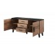 Cama sideboard LOTTA 150 2D3S wotan oak + mat black
