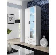 Cama display cabinet SOHO S6 2D2S white/white gloss