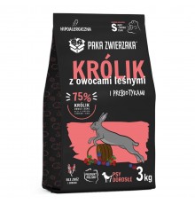 PAKA ZWIERZAKA Rabbit with forest fruits S - dry dog food - 3kg