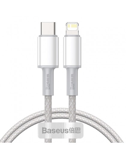 Baseus CATLGD-02 lightning cable 1 m White