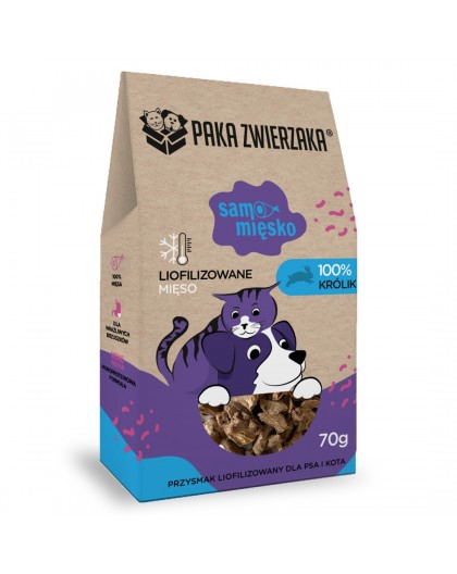 PAKA ZWIERZAKA Samo Mięsko Rabbit - dog treat - 70g