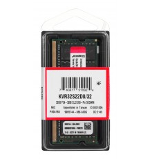 Kingston Technology ValueRAM KVR32S22D8/32 memory module 32 GB 1 x 32 GB DDR4 3200 MHz
