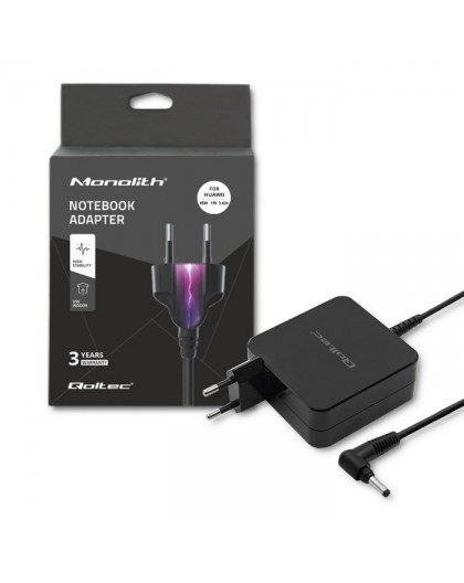 Qoltec 51751 Power adapter for Huawei 65W | 19V |3.42A | 4.0*1.7