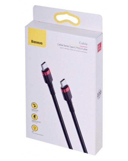 Baseus CATKLF-G91 USB cable 1 m USB C Black