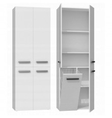 Topeshop NEL 1K DD BIEL bathroom storage cabinet White