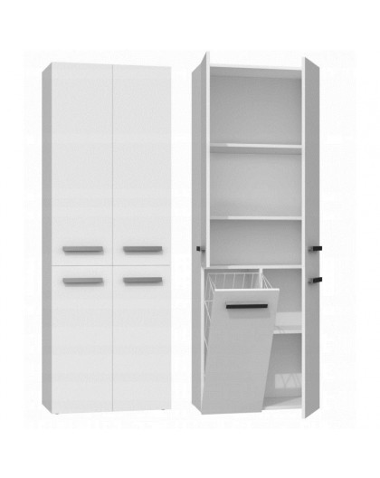 Topeshop NEL 1K DD BIEL bathroom storage cabinet White