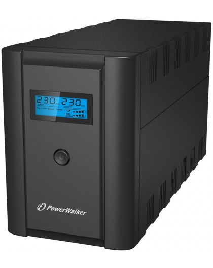 PowerWalker VI 2200 LCD/IEC uninterruptible power supply (UPS) Line-Interactive 2.2 kVA 1200 W 6 AC outlet(s)