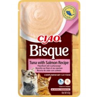 INABA Ciao Bisque Tuna with Salmon - cat treats - 40g