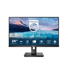 Philips S Line 243S1/00 computer monitor 60.5 cm (23.8") 1920 x 1080 pixels Full HD LCD Black