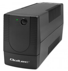 Qoltec 53774 uninterruptible power supply (UPS) Line-Interactive 1 kVA 600 W 1 AC outlet(s)