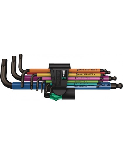 Wera 950/9 L-shaped hex key Metric 9 pc(s)