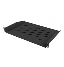 Lanberg AK-1008-B shelf for 19‘’ racks 450/600/800mm (1U, 483x315mm, load capacity up to 20kg) black