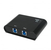 LogiLink UA0216 interface hub USB 3.2 Gen 1 (3.1 Gen 1) Type-B 5000 Mbit/s Black