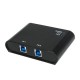 LogiLink UA0216 interface hub USB 3.2 Gen 1 (3.1 Gen 1) Type-B 5000 Mbit/s Black