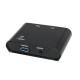 LogiLink UA0216 interface hub USB 3.2 Gen 1 (3.1 Gen 1) Type-B 5000 Mbit/s Black