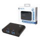 LogiLink UA0216 interface hub USB 3.2 Gen 1 (3.1 Gen 1) Type-B 5000 Mbit/s Black
