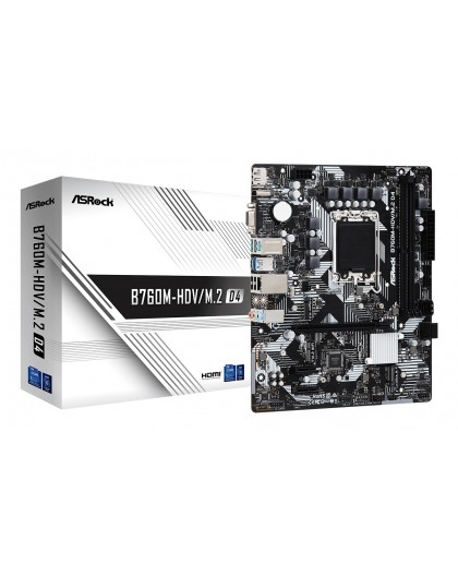 Asrock B760M-HDV/M.2 D4 Intel B760 LGA 1700 micro ATX