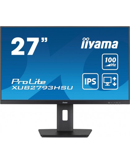 iiyama ProLite XUB2793HSU-B7 computer monitor 68.6 cm (27") 1920 x 1080 pixels Full HD LED Black