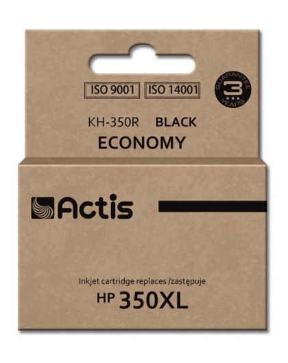 Actis KH-350R Ink (replacement for HP 350XL CB336EE Standard 35 ml black)