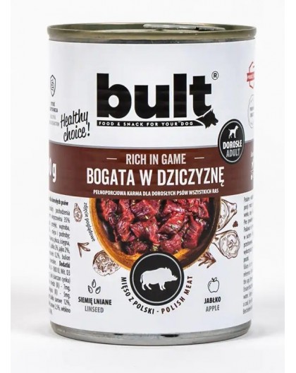 BULT Rich in game - Wet dog food - 800 g