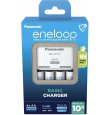 Battery charger PANASONIC Eneloop Basic BQ-CC51 + 4x AA 2000 mAh (K-KJ51MCD40E)