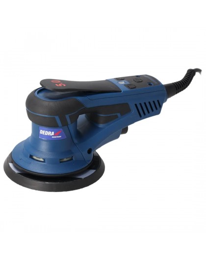 Orbital sander with 350W power and 150mm diameter