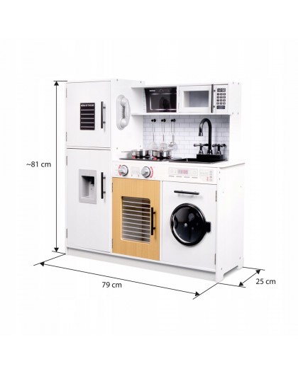 PROMIS WOODEN CHILDREN'S KITCHEN WITH ACCESSORIES