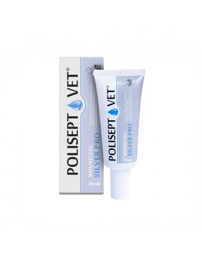 JM SANTE Polisept Vet Wound gel Silver Pro - gel dressing for dogs and cats – 30 ml
