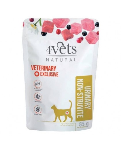 4VETS Natural Urinary Non-struvite - wet cat food - 85g