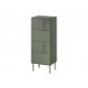 4S TRESSE chest of drawers 50x40x125 matte green