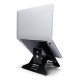 R-Go Tools Laptop stand R-Go Riser Document, ergonomic, foldable and adjustable stand with document holder, black