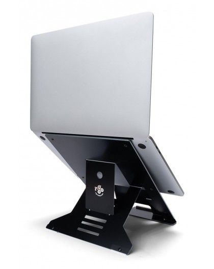 R-Go Tools Laptop stand R-Go Riser Document, ergonomic, foldable and adjustable stand with document holder, black