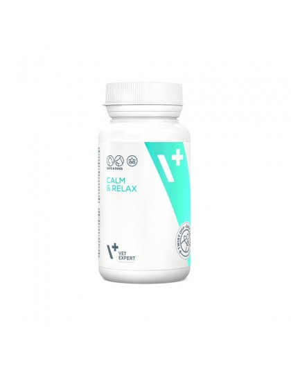 VET EXPERT Calm&Relax - preparation for symptoms of stress for dogs and cats - 30 caps.
