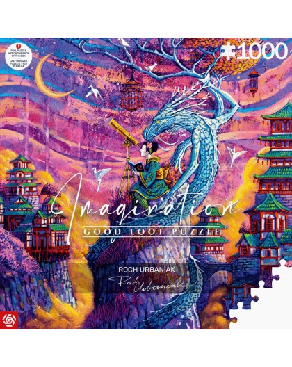Puzzle Good Loot Imagination - Roch Urbaniak: Sakura & Ryu 1000 pc(s)