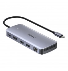 UNITEK ACTIVE HUB USB-C 10GBPS,M.2,HDMI, PD 100W