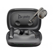 Poly Voyager Free 60 UC Black Earbuds +BT700 USB-C Adapter +Basic Charge Case