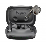 Poly Voyager Free 60 UC Black Earbuds +BT700 USB-C Adapter +Basic Charge Case