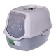 DIAMENTIQ BAYA whie/light grey - cat litter box - 55,5 x 40 x 38,7 cm