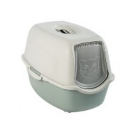 ROTHO Bailey Hooded litter box Green, White