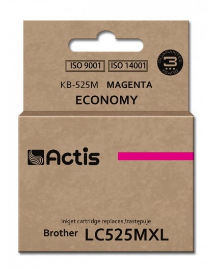 Actis KB-525M Ink (replacement for Brother LC525M Standard 15 ml magenta)