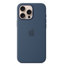 iPhone16 Pro Max Silicone Case w/ MagSafe Denim