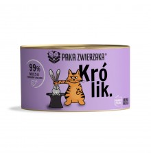 PAKA ZWIERZAKA Rabbit - wet cat food - 200g
